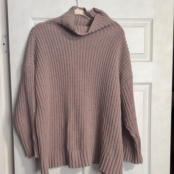 aerie Sweaters - Aerie Women's Cowl Neck Sweater in Soft Mauve